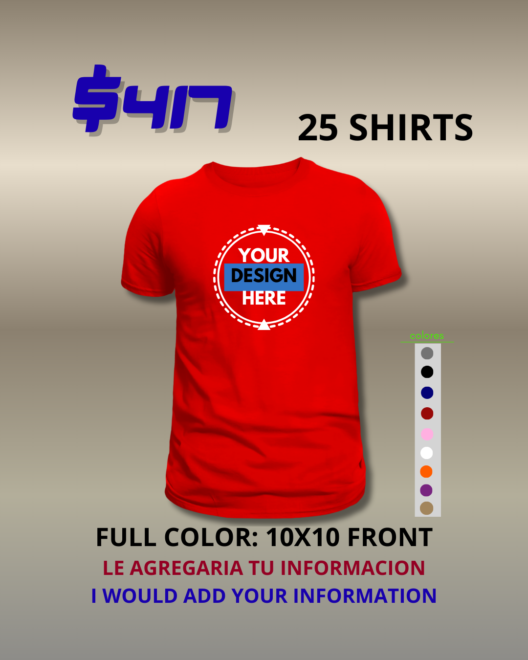 25 T-SHIRT WITH PRINT ON THE FRONT