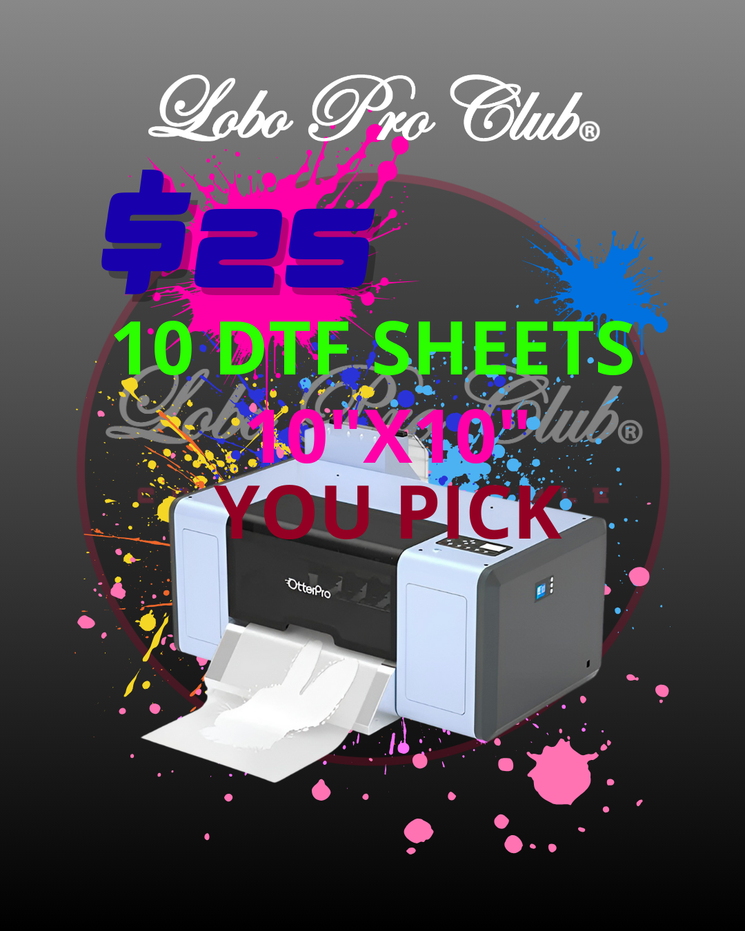 SHEETS WITH IMAGES 10X10