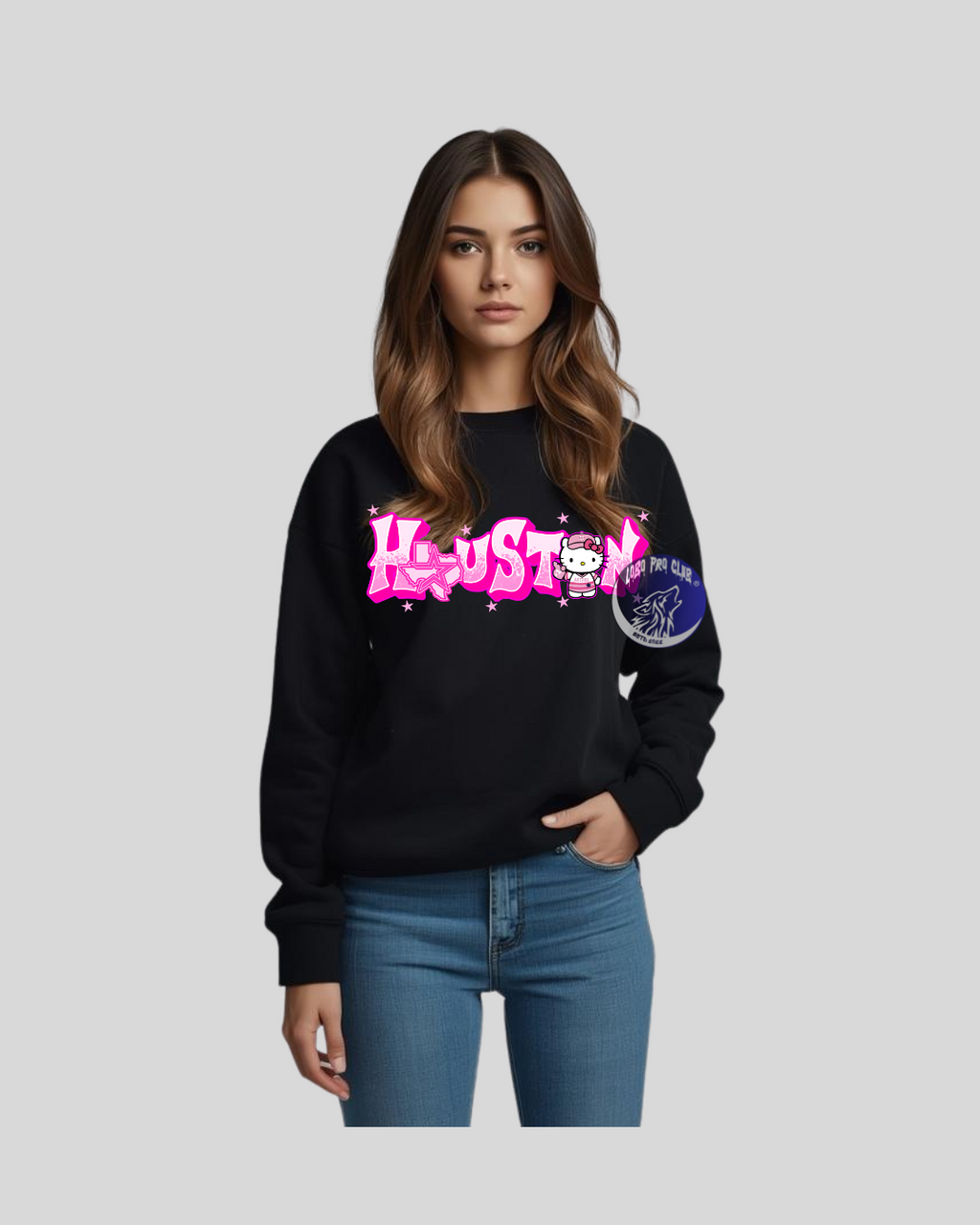 SWEATSHIRTS HOUSTON PINK