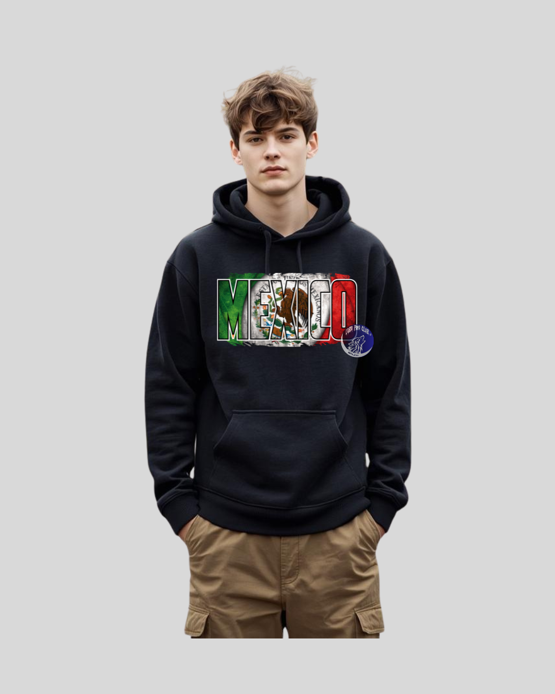 HOODIE MEX FLAG S