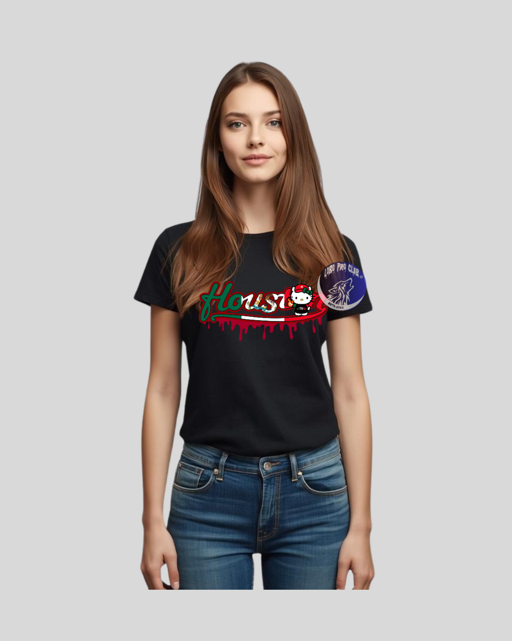Houston T-SHIRT -mex flag