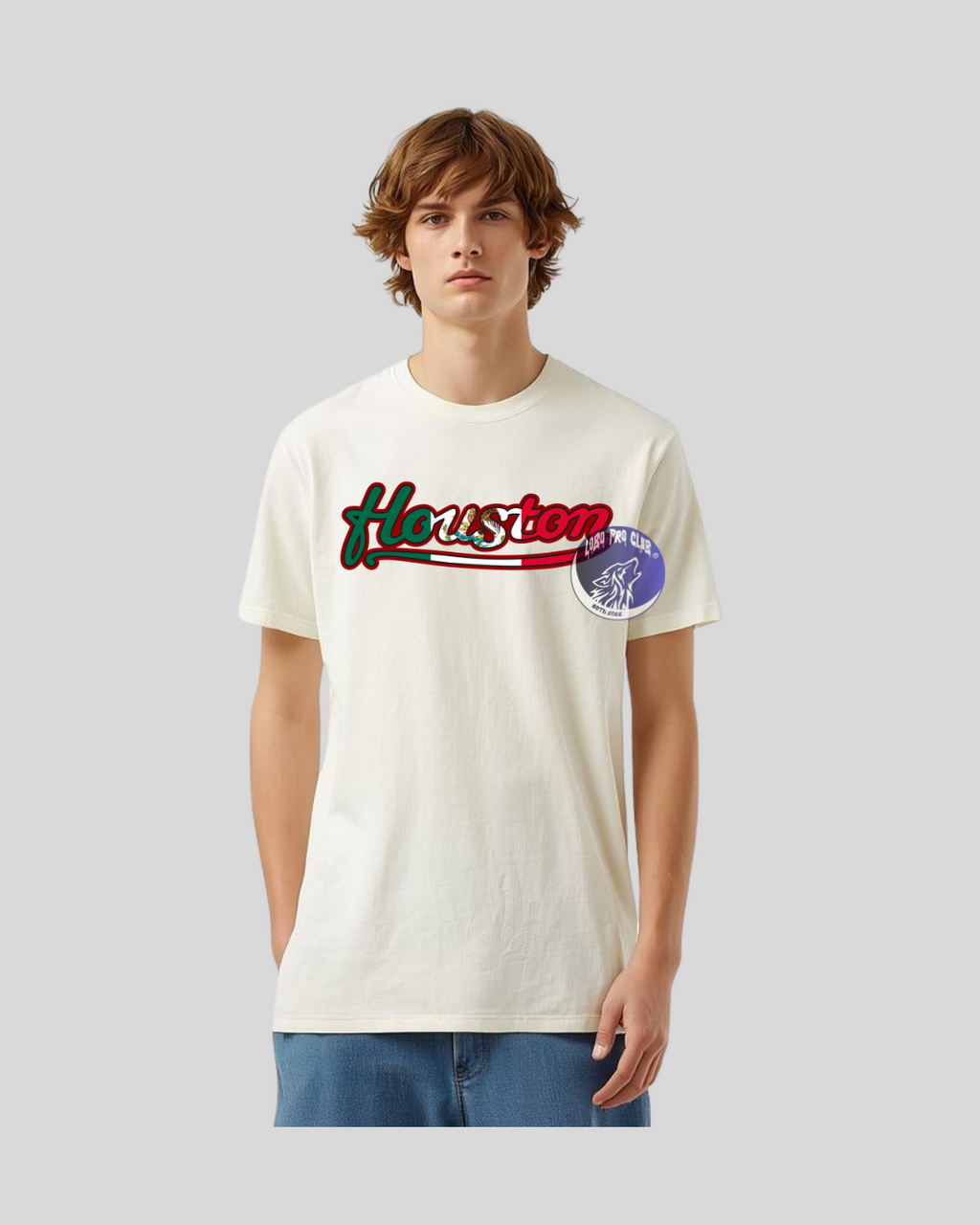 Houston T-SHIRT -mex flag