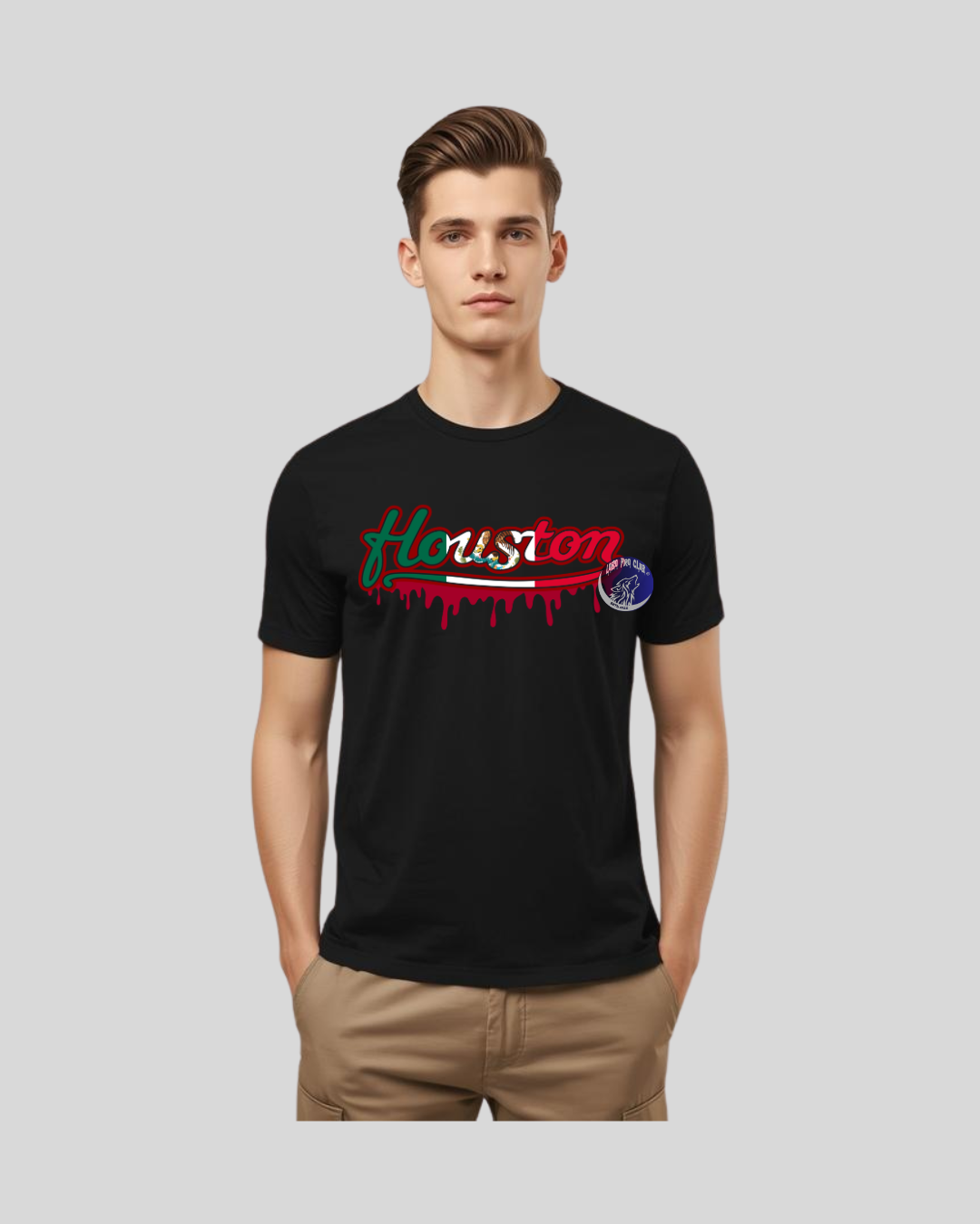 Houston T-SHIRT -mex flag