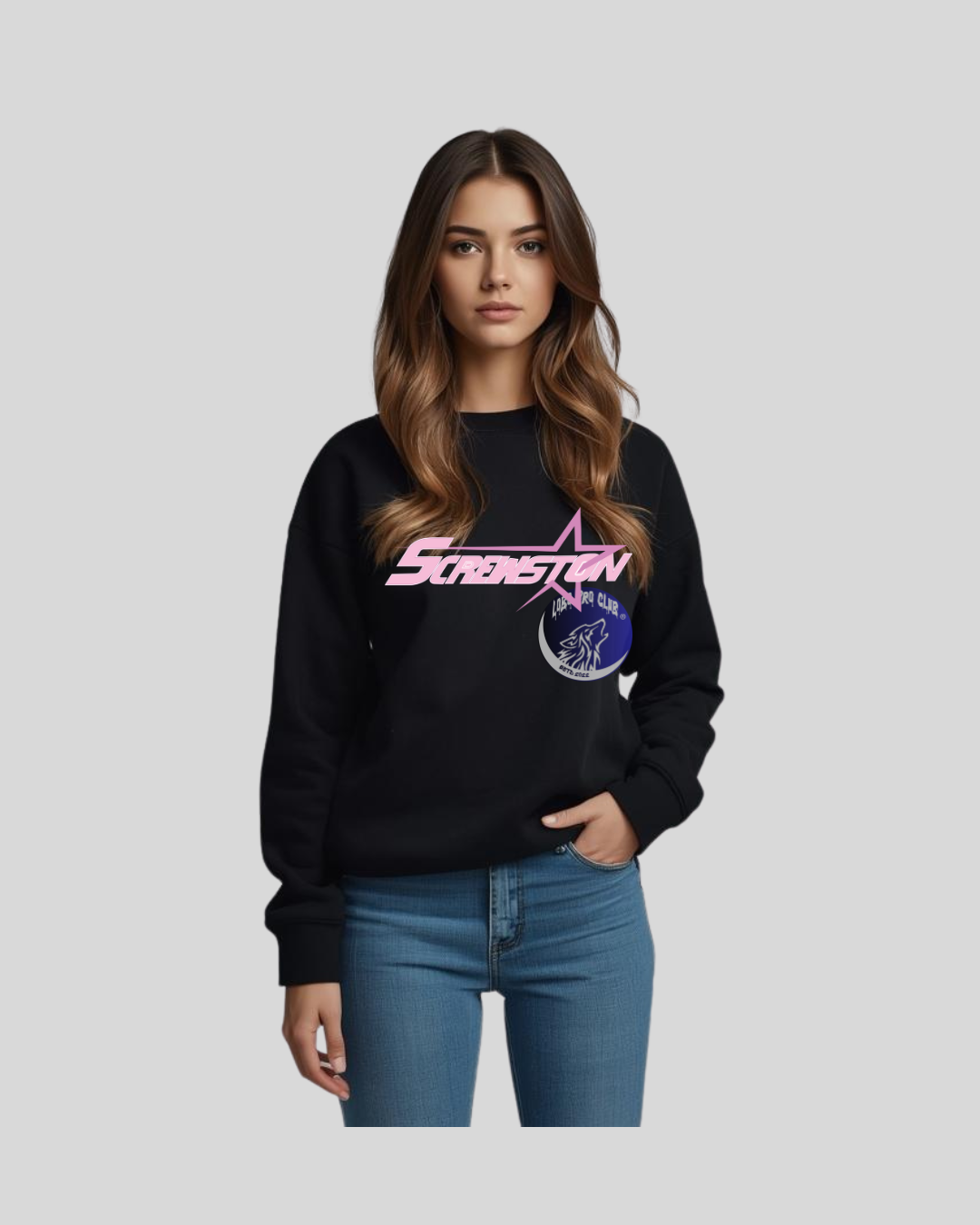 SCREWSTON PINK SWEATSHIRTS