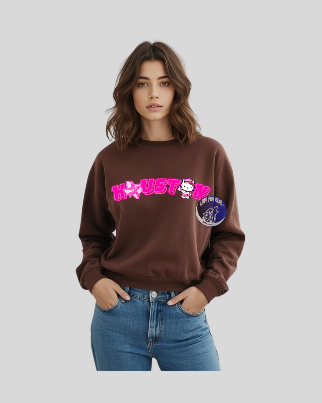 SWEATSHIRTS HOUSTON PINK