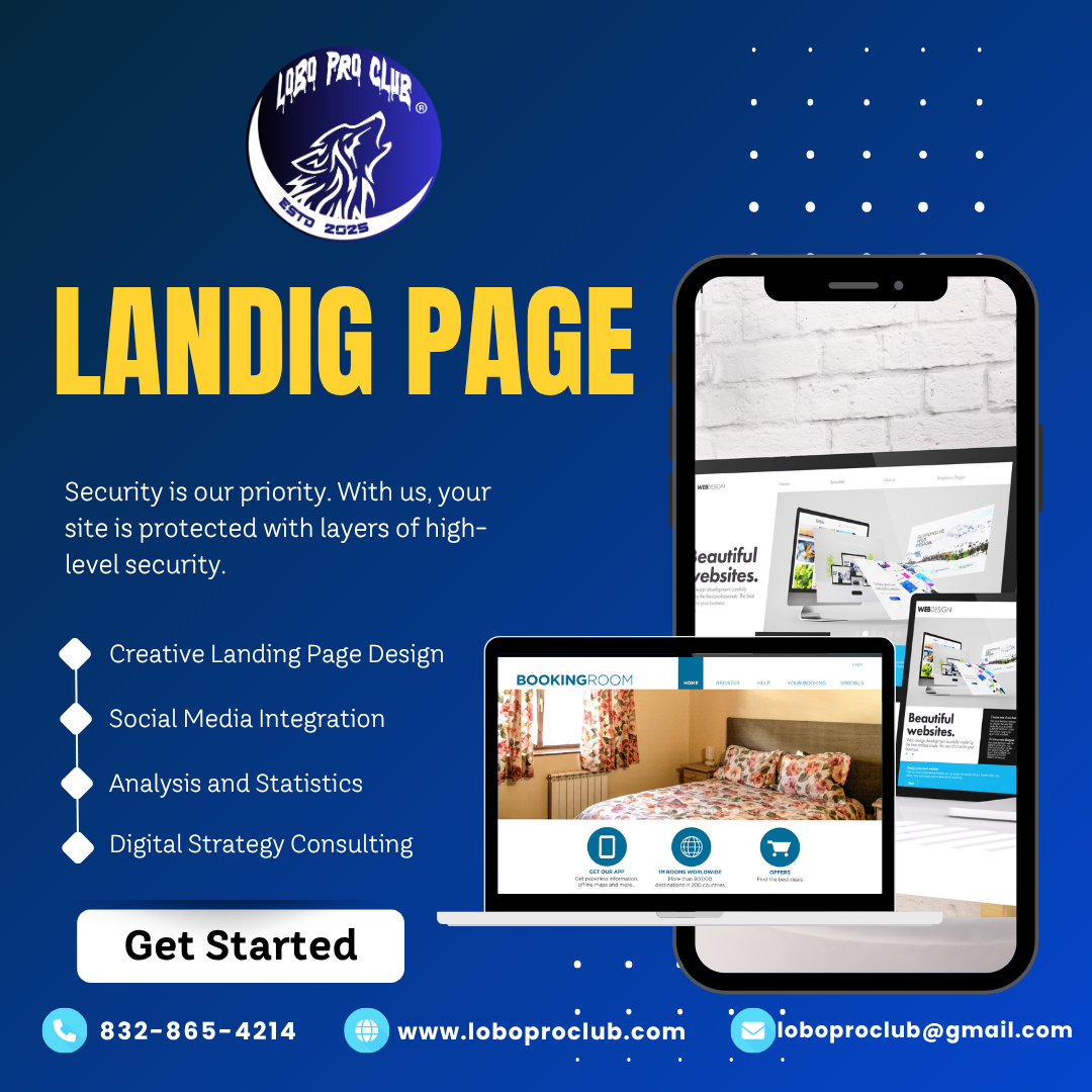 LANDING PAGE DESIGN
